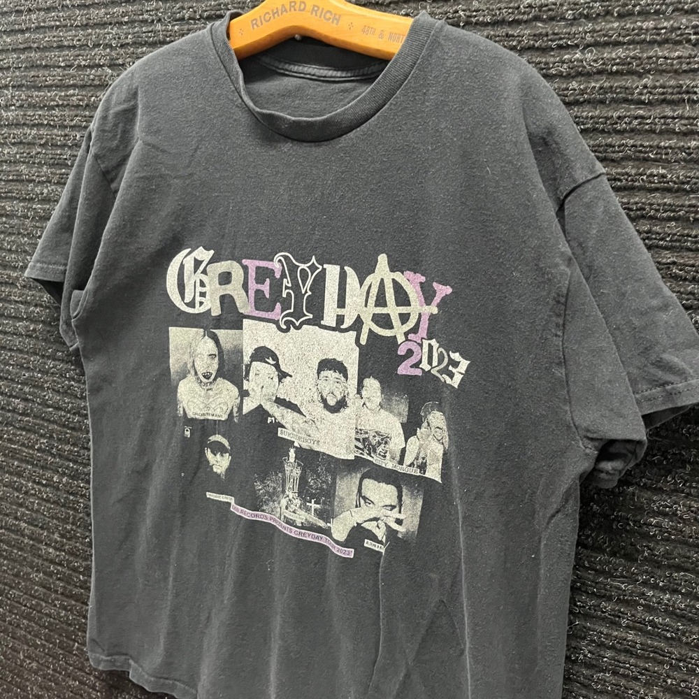 Suicideboys Grey Day Tour 2023 T-Shirt G59 Ghostemane City Morgue Black Mens L